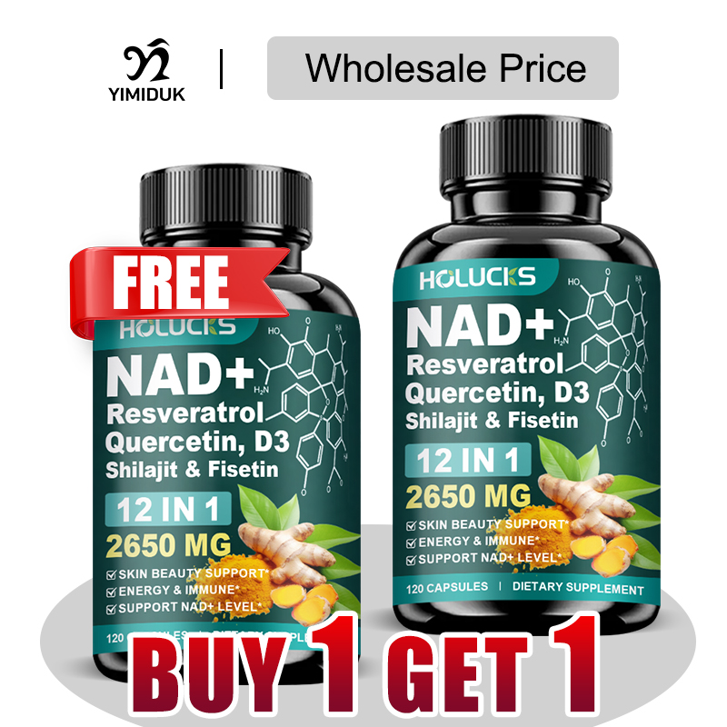 Wellness Quercetin - HOLUCKS High Potency NAD+ Capsules 2650mg,