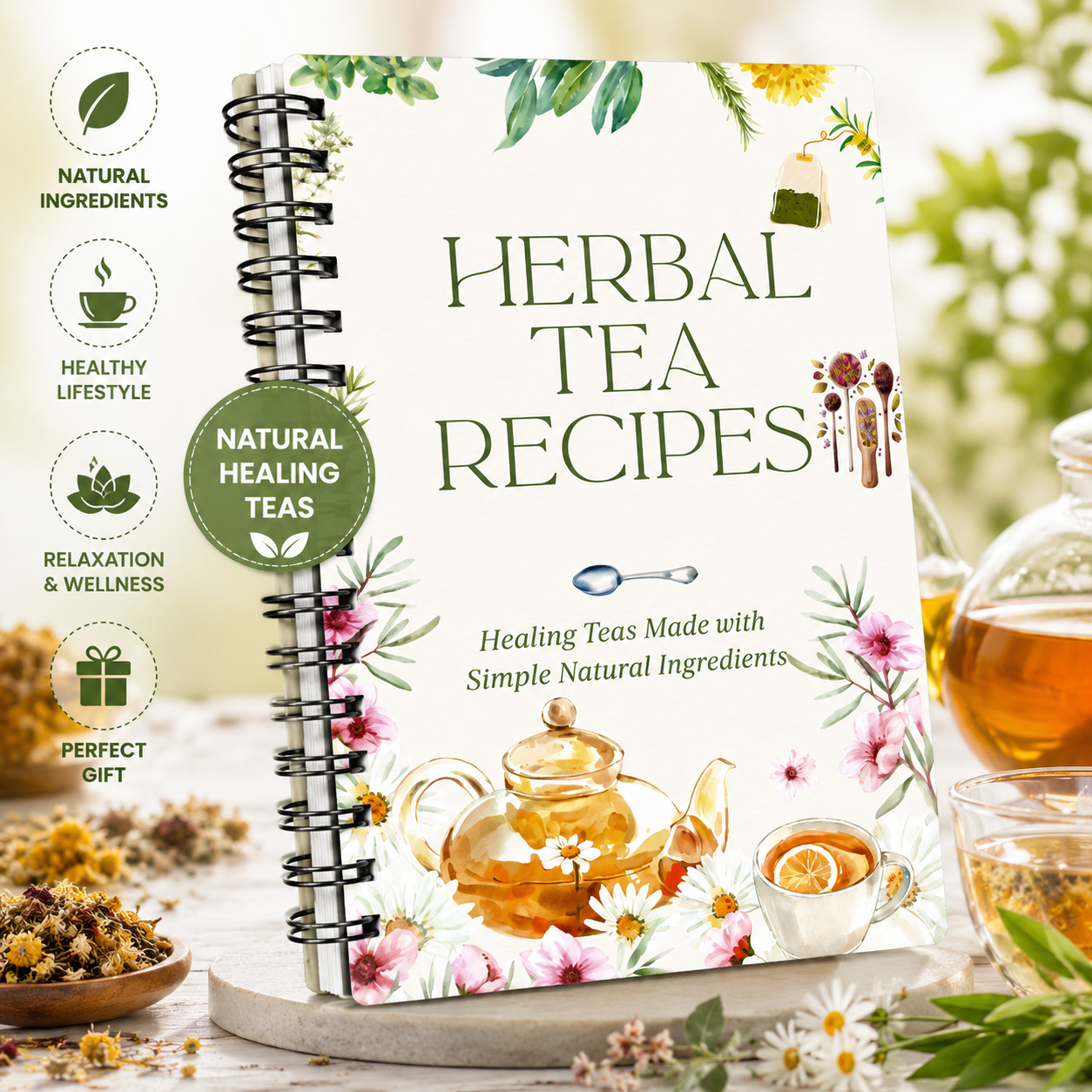 Herbal Wellness Blend - Herbal Tea Recipes Book – Natural