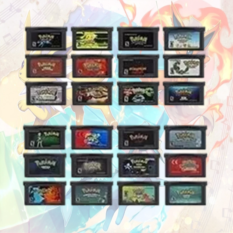 Red Clover Flower - GBA Game Card 32 Bit Video