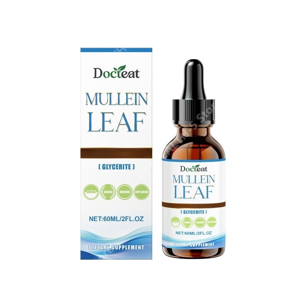 Herbal Wellness Blend - Docteat Mullein Leaf Tincture Drops Glycerite