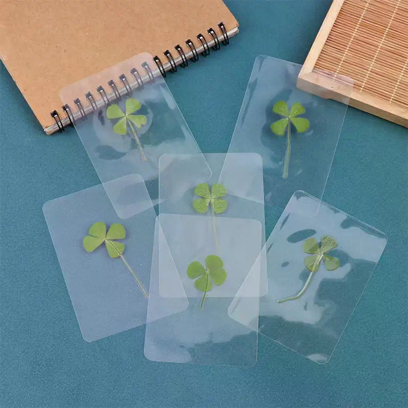 1/5/10Pcs Lucky Clover Postcar - Red Clover Flower ulasan dan harga