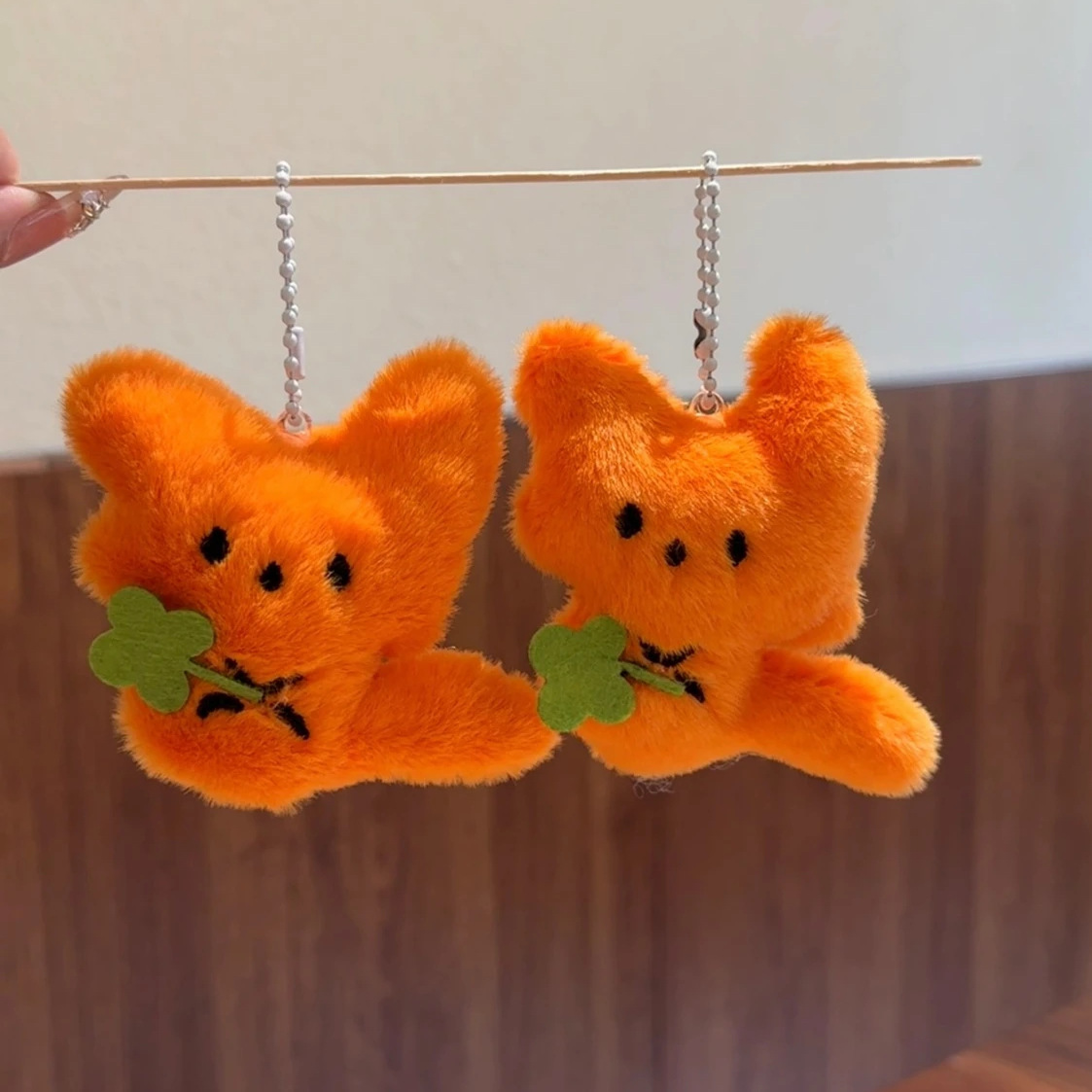 2026 New Cute Clover Fox Penda - Red Clover Flower ulasan dan harga