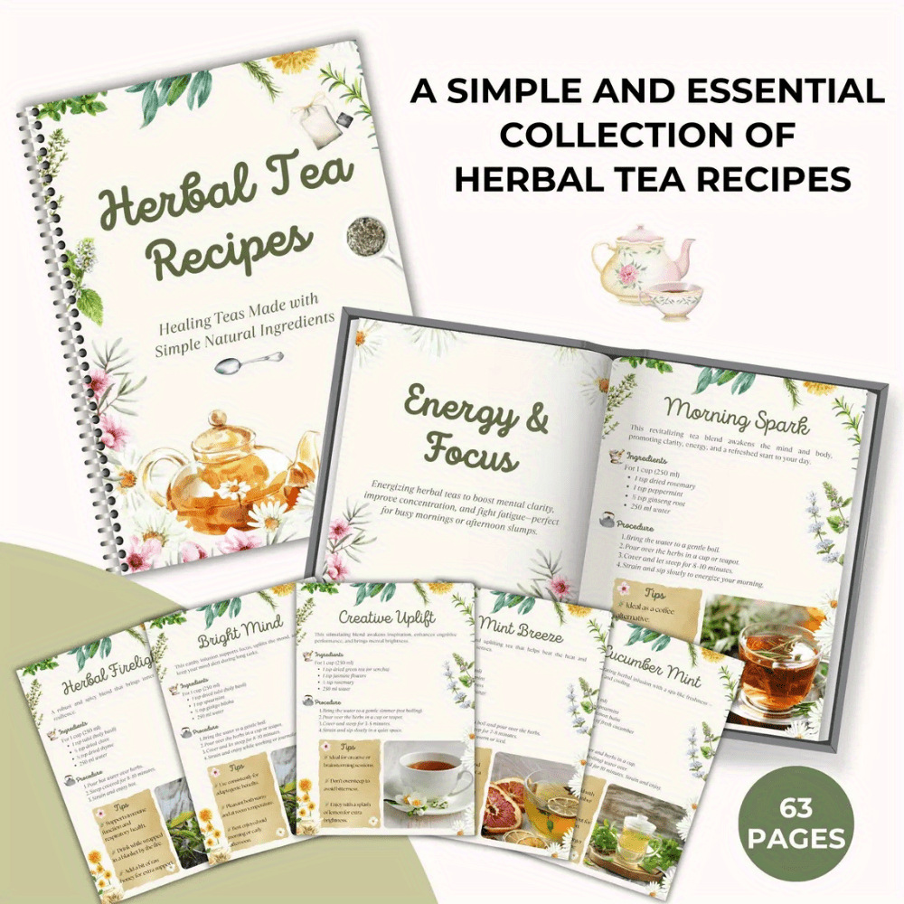 Herbal Tea Recipes Book – Natu - Herbal Wellness Blend ulasan dan harga