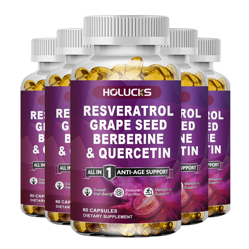 HOLUCKS Organic Resveratrol Ca - Wellness Quercetin ulasan dan harga