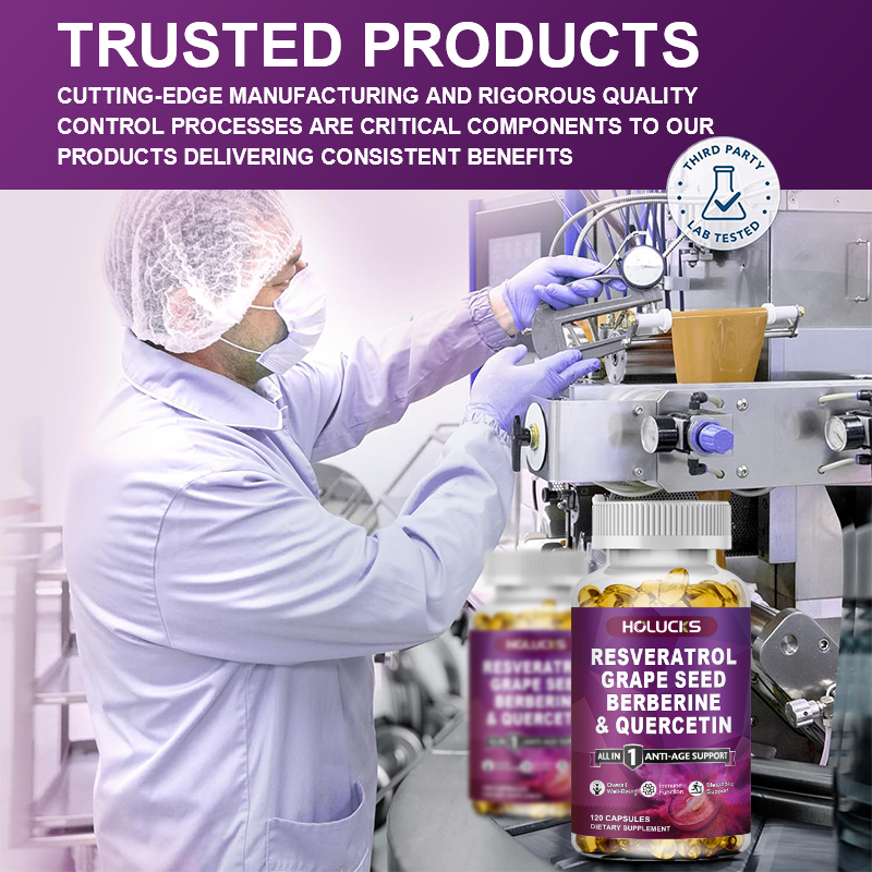 HOLUCKS Organic Resveratrol Ca - Wellness Quercetin ulasan dan harga