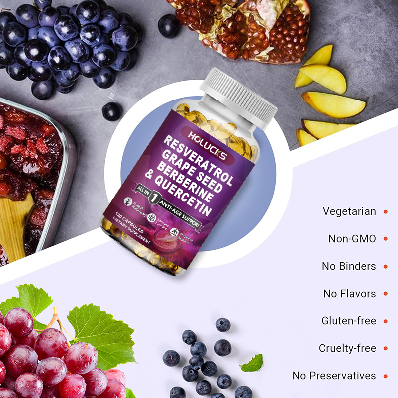 HOLUCKS Anti-Aging Resveratrol - Wellness Quercetin ulasan dan harga