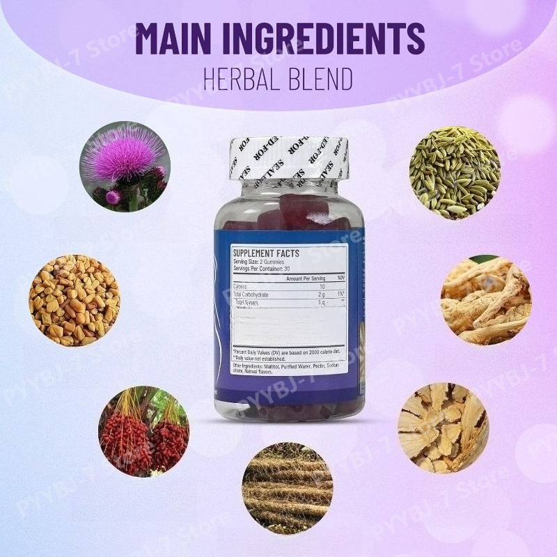 Herbal Gummies Supplement Maca - Herbal Wellness Blend ulasan dan harga