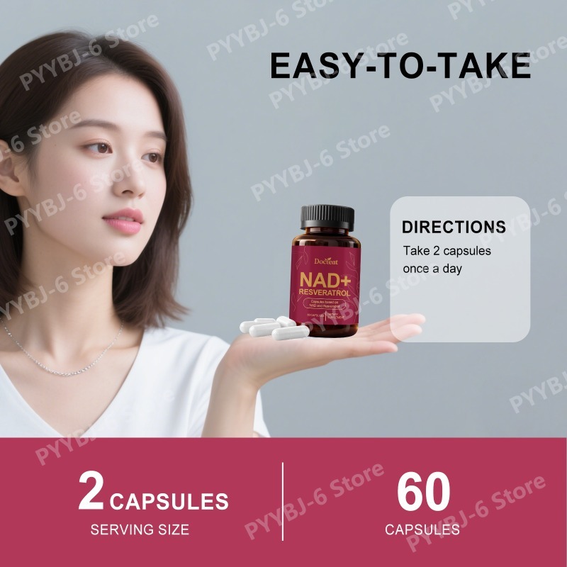 NAD+ Resveratrol Supplement 60 - Wellness Quercetin ulasan dan harga