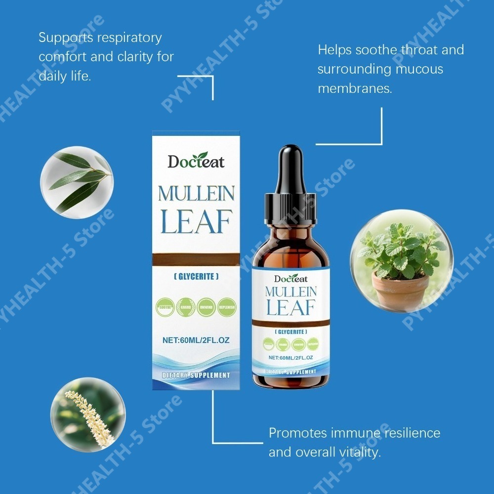 Docteat Mullein Leaf Tincture  - Herbal Wellness Blend ulasan dan harga