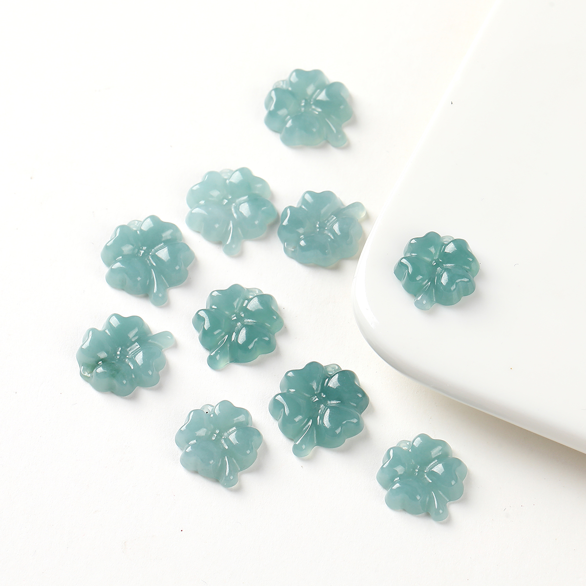 1 Pc Natural Stone Guatemala J - Red Clover Flower ulasan dan harga
