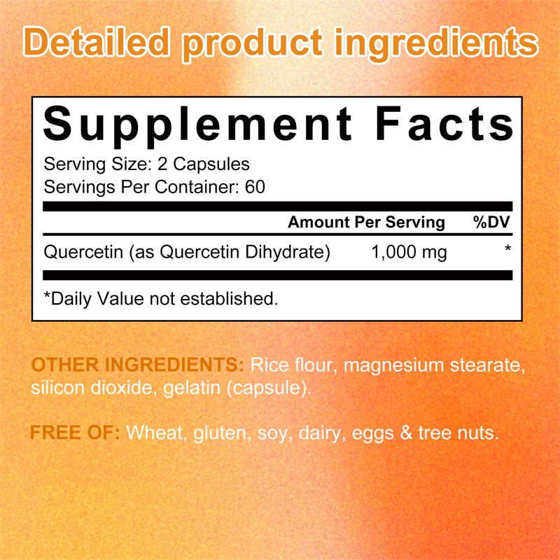 Quercetin Capsules 1000mg - Na - Wellness Quercetin ulasan dan harga