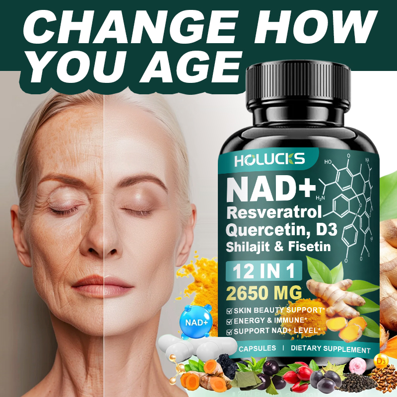 HOLUCKS 12-in-1 NAD+ Supplemen - Wellness Quercetin ulasan dan harga