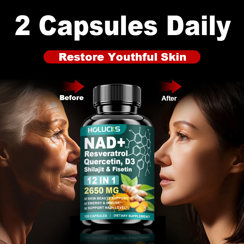HOLUCKS 12-in-1 NAD+ Supplemen - Wellness Quercetin ulasan dan harga