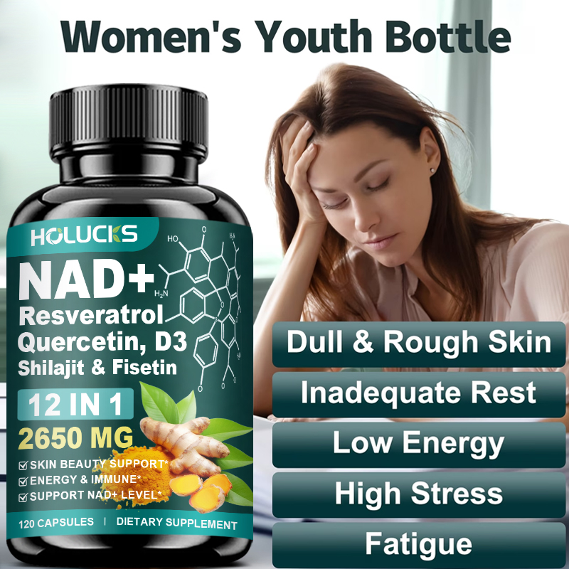 HOLUCKS 12-in-1 NAD+ Supplemen - Wellness Quercetin ulasan dan harga