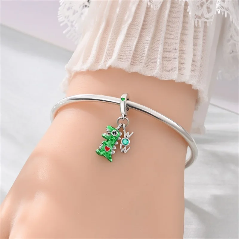 New Original 925 Sterling Silv - Red Clover Flower ulasan dan harga