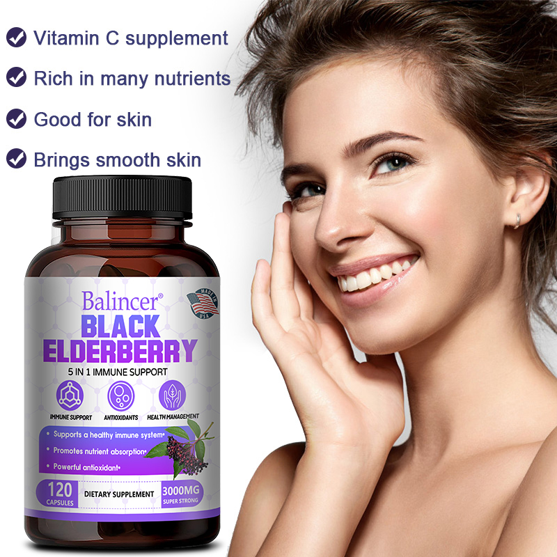 Black Elderberry Capsules - Vi - Wellness Quercetin ulasan dan harga