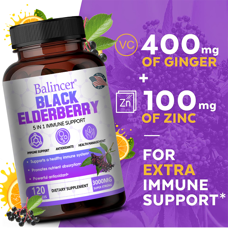 Black Elderberry Capsules - Vi - Wellness Quercetin ulasan dan harga