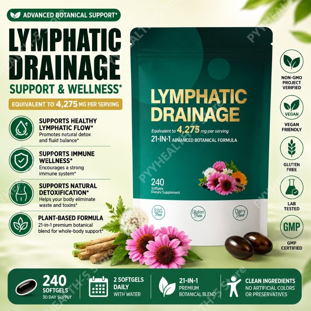 21-in-1 Lymphatic Support Soft - Herbal Wellness Blend ulasan dan harga