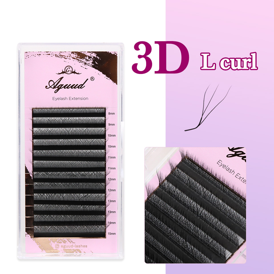 AGUUD L M W Shape Lashes 3D Cl - Red Clover Flower ulasan dan harga