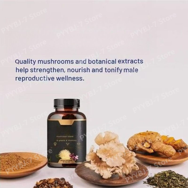 Mens Herbal Supplement Capsule - Herbal Wellness Blend ulasan dan harga